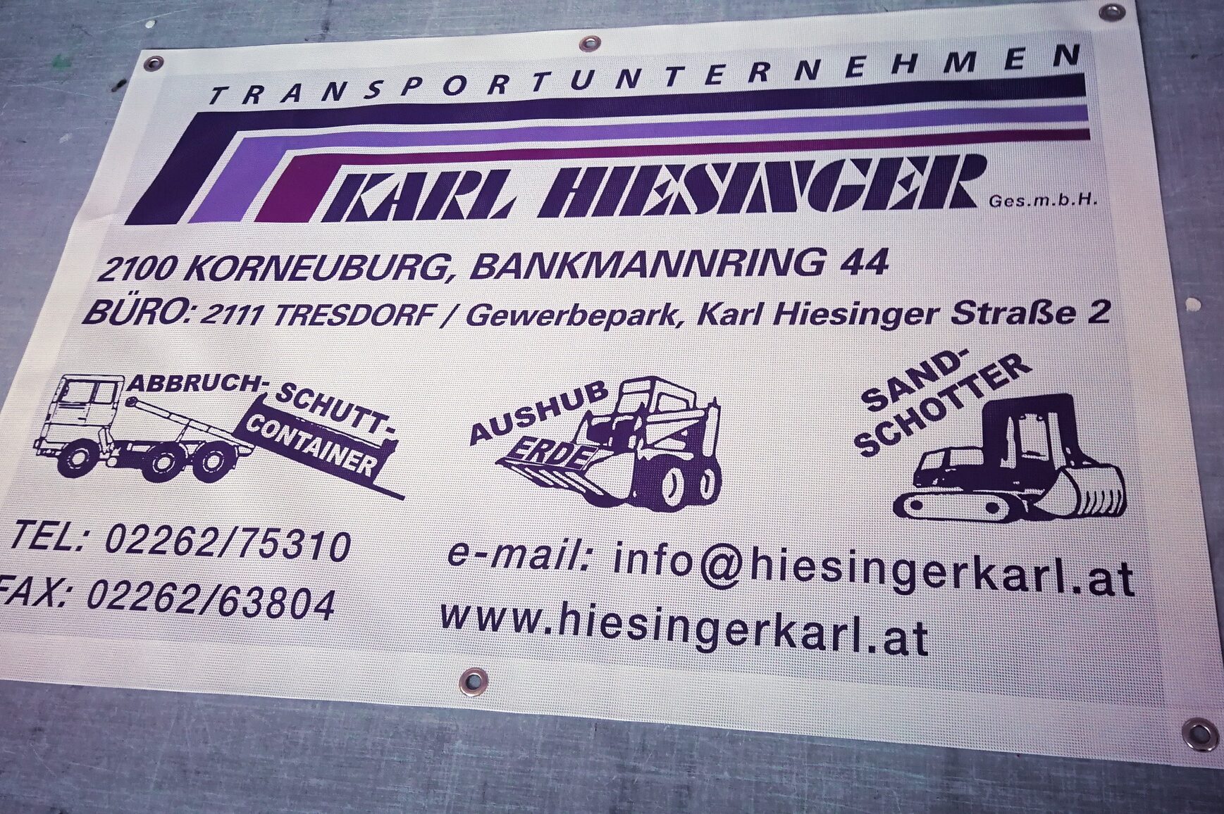 Banner und Mesh